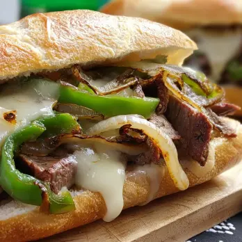 Philly Cheese Steak met Gerookte Gruyère Kaassaus