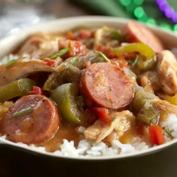 Snelle Gumbo met Kip van het Draaispit