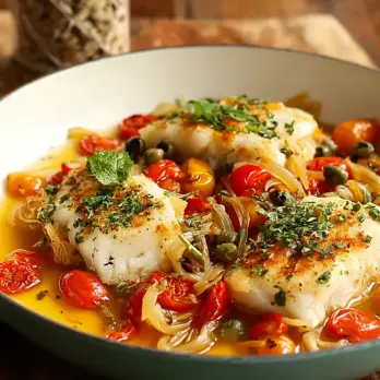 Italiaanse Acqua Pazza met Kabeljauw