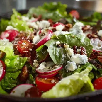 Italiaanse Vlagsalade met Geitenkaas