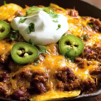 Crazy Nachos met Pittig Gehakten Guacamole