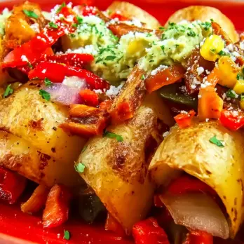 Knapperige Aardappel Rajas Taco's