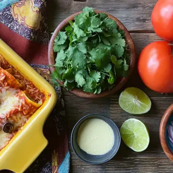 Kip Enchiladas met Verse Saus