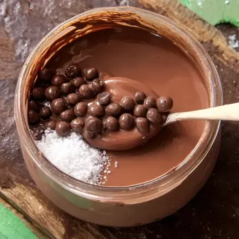 Romige Chocolade-Maple Pudding