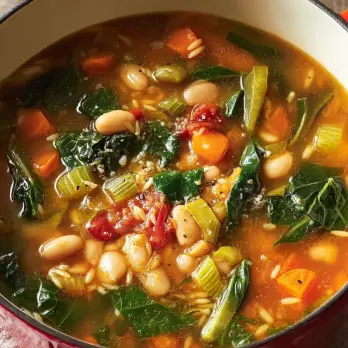 Vegetarische Minestronesoep