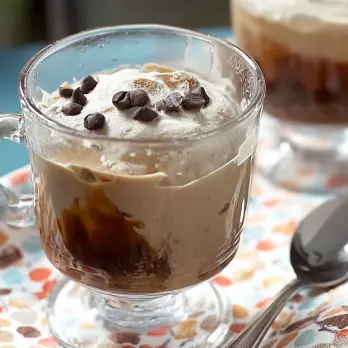 Easy No-Churn Mocha Affogato