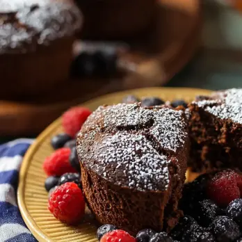 Gegrilde Chocolade Angel Food Cake
