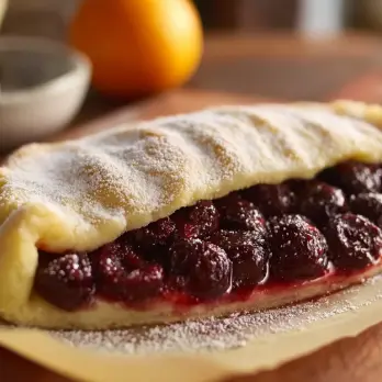 Gegrilde Kersen-Calzone