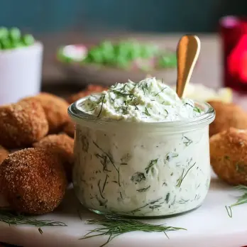 Groene Erwten Arancini met Kruiden-Citroendip