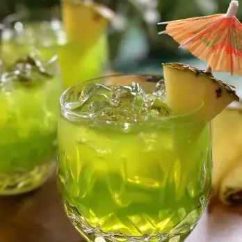 Groene Hawaiiaanse Cocktails