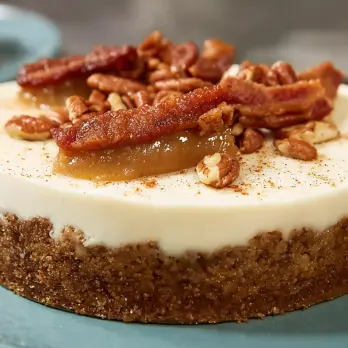 Maple Bacon Cheesecake met Krokant Spek