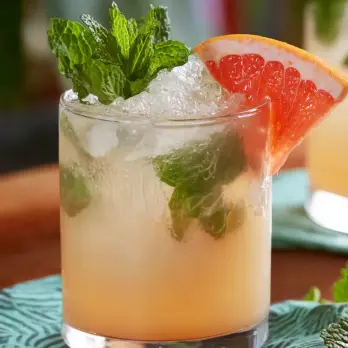 Frisse Grapefruit Mojito met Munt