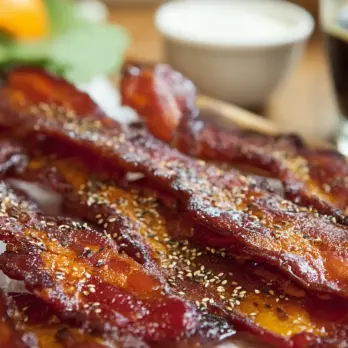 Krokante Bacon met Ahornsiroop en Venkelzaad
