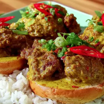 Malaysische Curryburgers met Rode Paprika en Limoen-Aioli