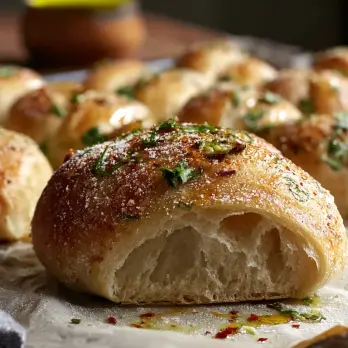 Knoflookknoopjes van Brooddeeg