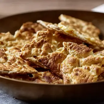 Knapperige Matzo Brei Ontbijt