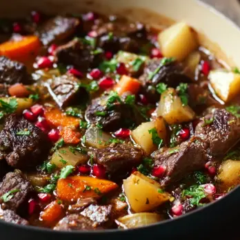 Lams Tajine met Wortels en Knolraap