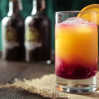 Mango Tequila Sunrise Cocktail
