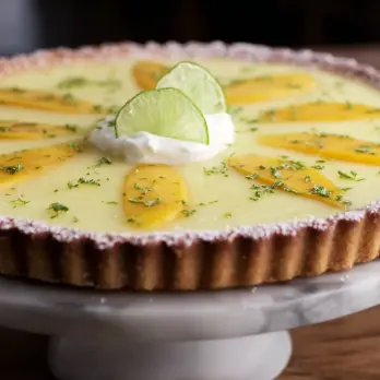 Mangotaart Met Tequila-Limoenglazuur