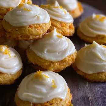 Wortelkoekjes met Sinaasappelbotercrème