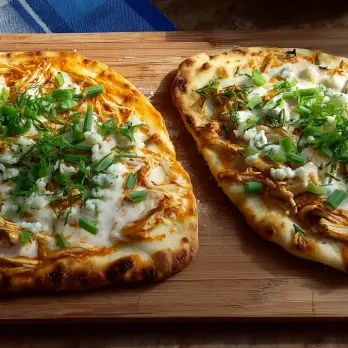 Buffalo Kip Pizza van de Grill