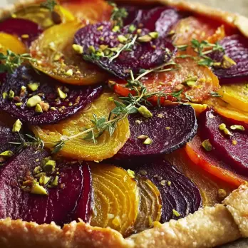 Bieten Crostata met Zoetzure Honing
