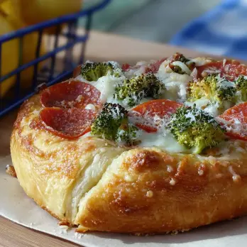 Broccoli en Pepperoni Rolletjes