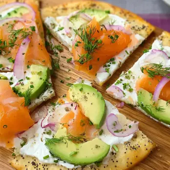 Ontbijtpizza met Gerookte Zalm en Avocado