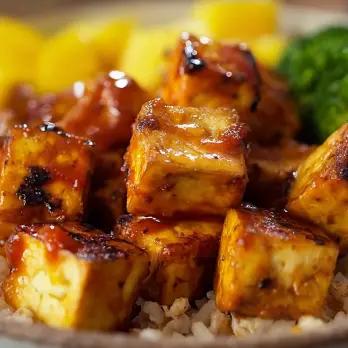 Geroosterde Curry Tofu