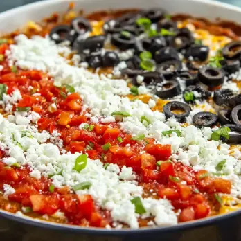 Kleurrijke Mexicaanse Bonen en Kaas Dip