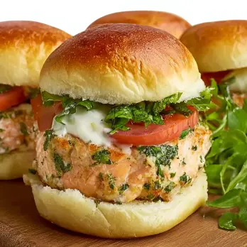 Zalmburgers met Citroen-Kappertjes Aioli